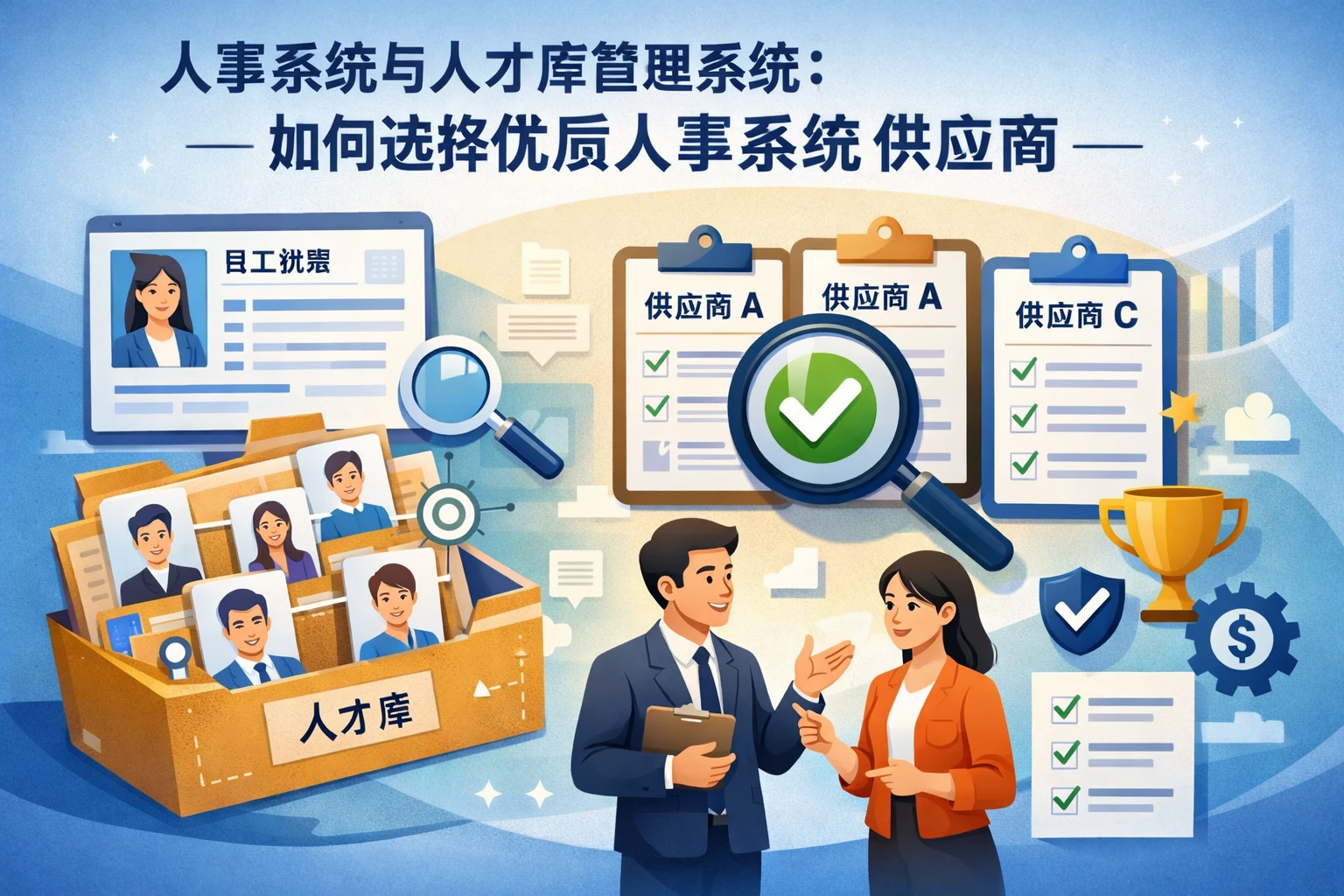 人事系统与人才库管理系统：如何选择优质人事系统供应商