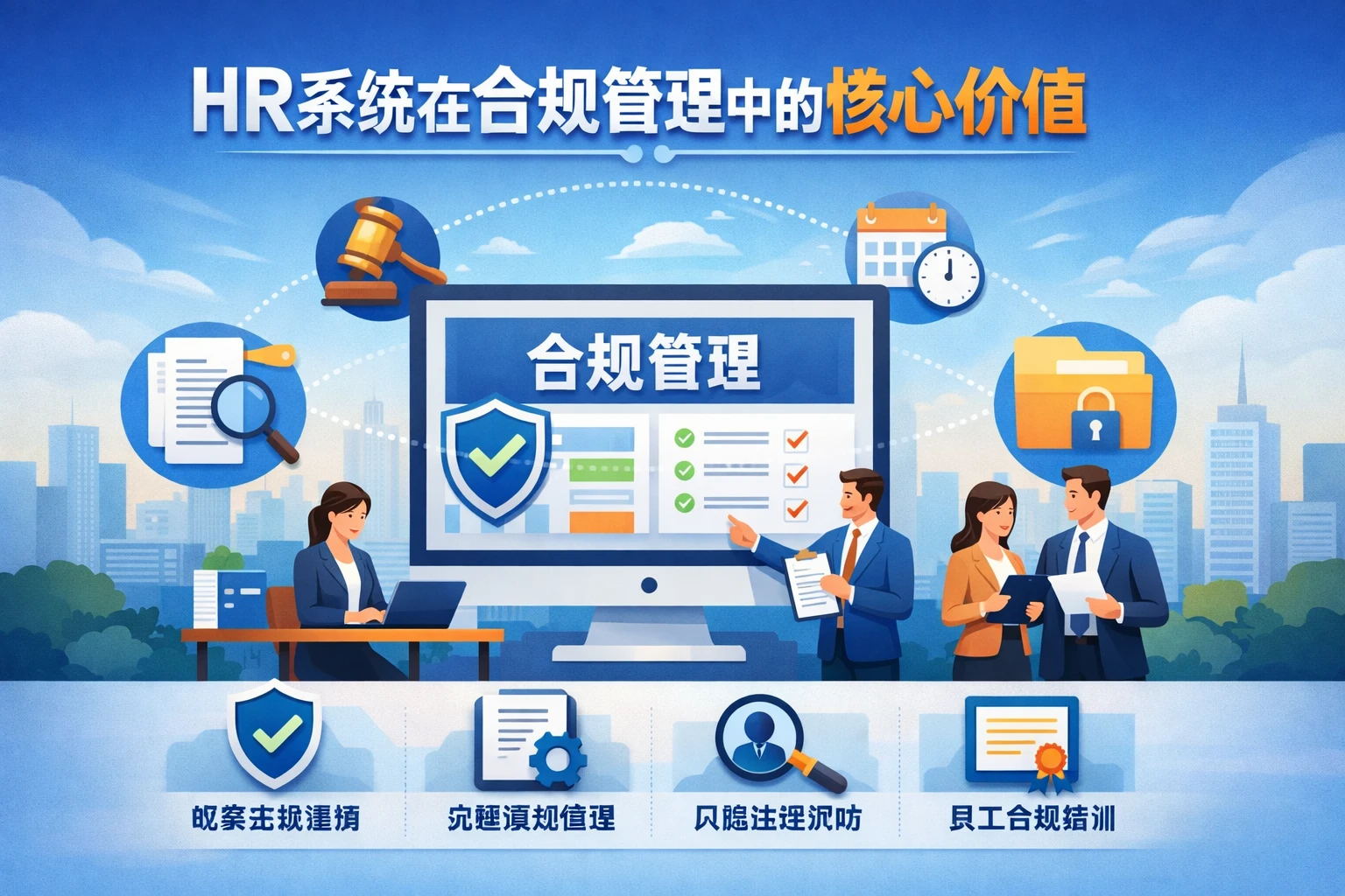 HR系统在合规管理中的核心价值