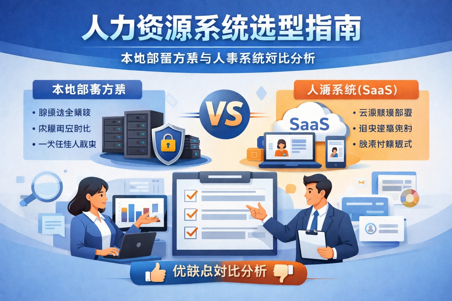 人力资源系统选型指南：本地部署方案与人事系统对比分析