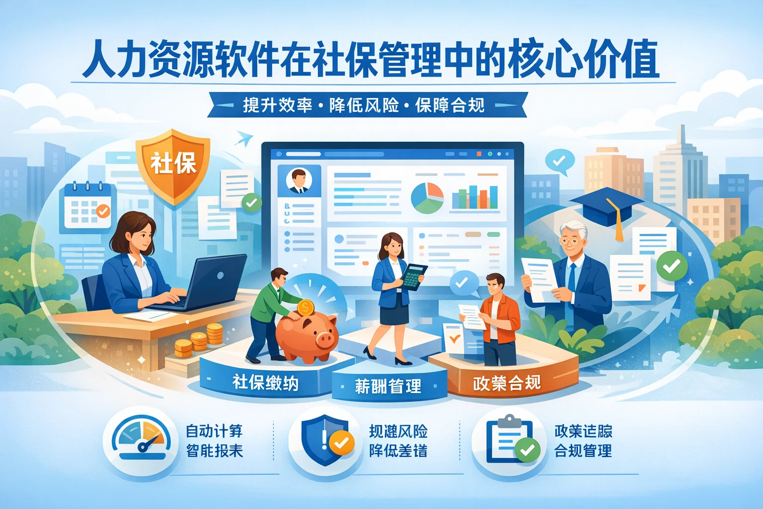 人力资源软件在社保管理中的核心价值