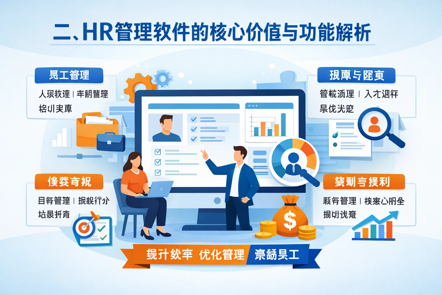 二、HR管理软件的核心价值与功能解析