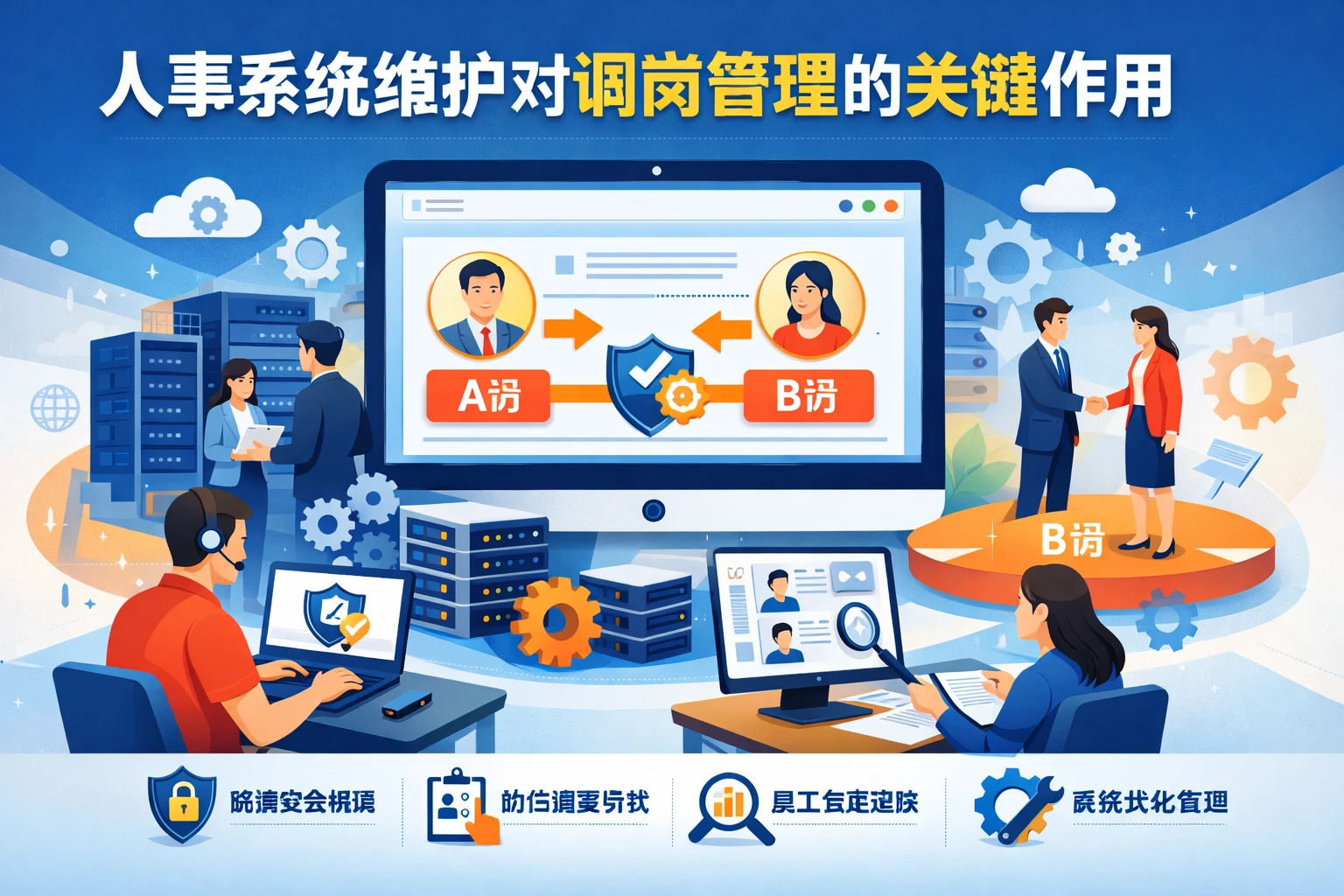 人事系统维护对调岗管理的关键作用