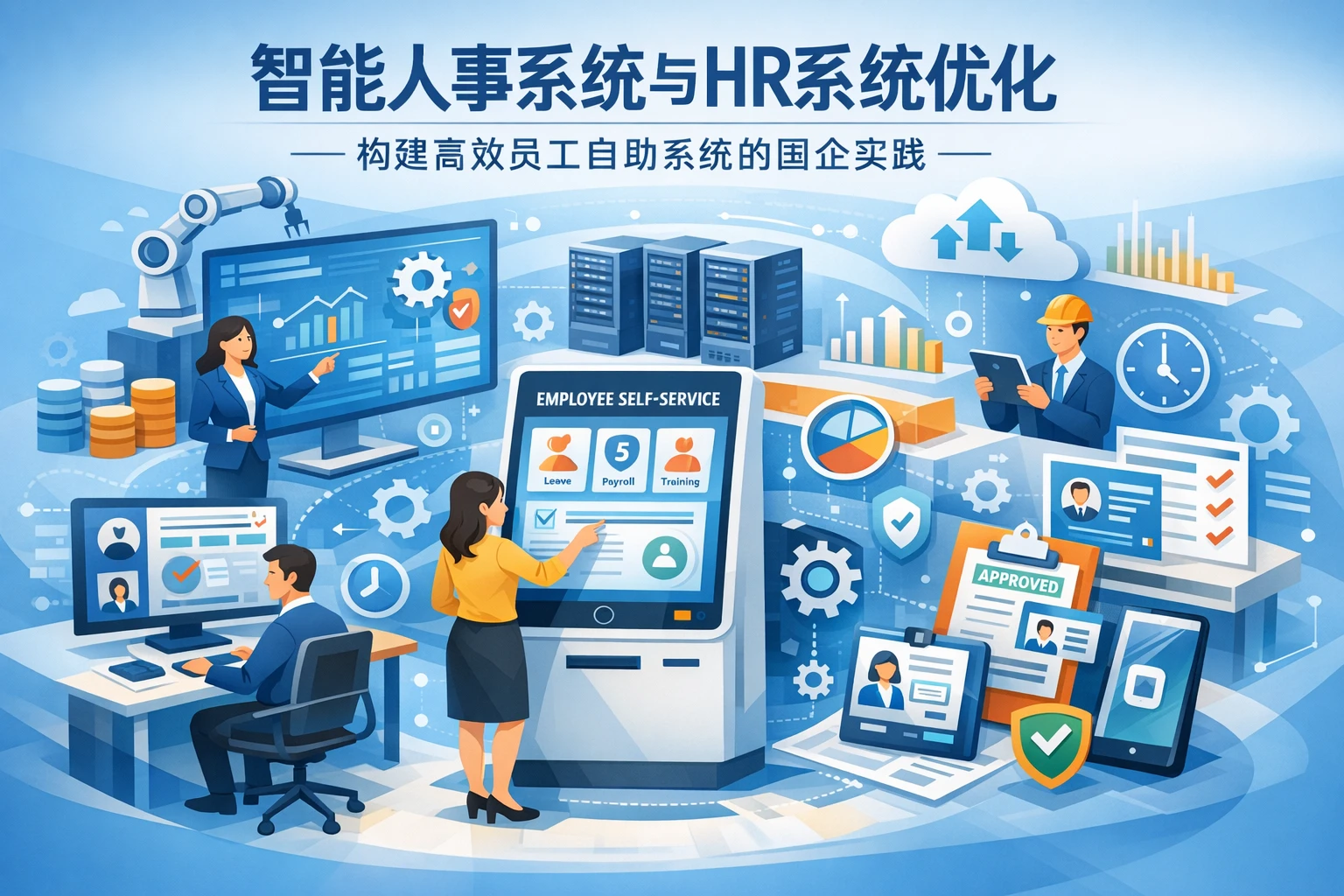 智能人事系统与HR系统优化：构建高效员工自助系统的国企实践