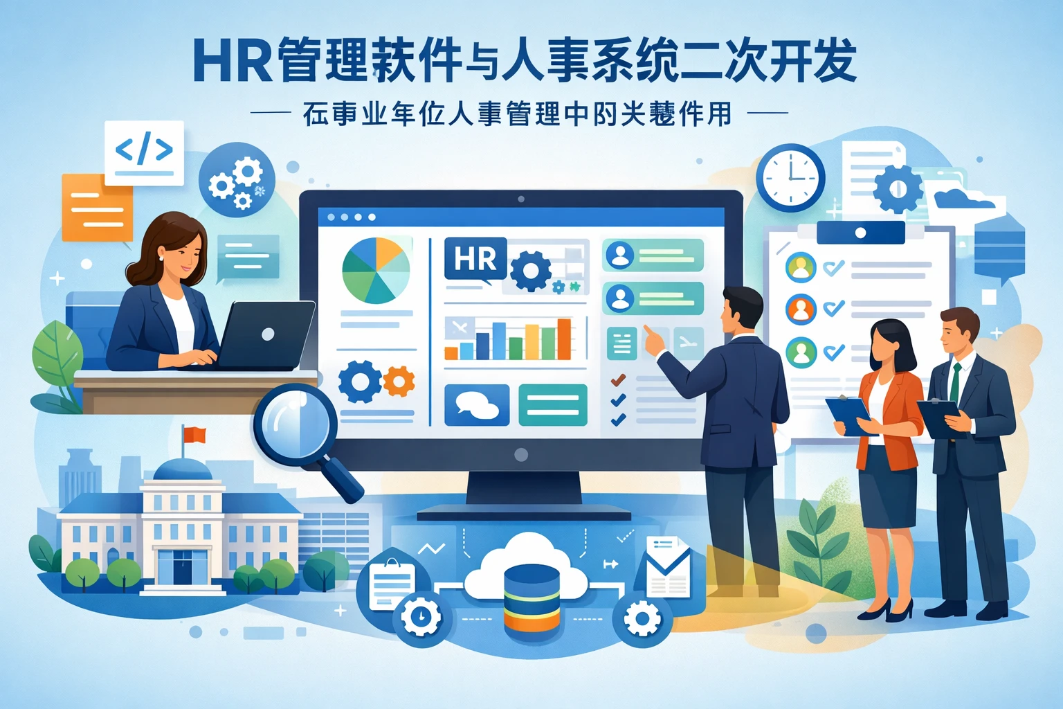 HR管理软件与人事系统二次开发在事业单位人事管理中的关键作用