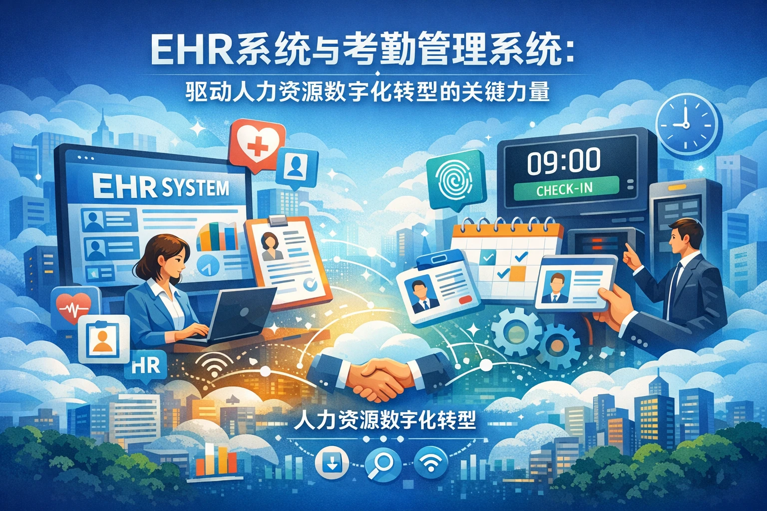 EHR系统与考勤管理系统：驱动人力资源数字化转型的关键力量