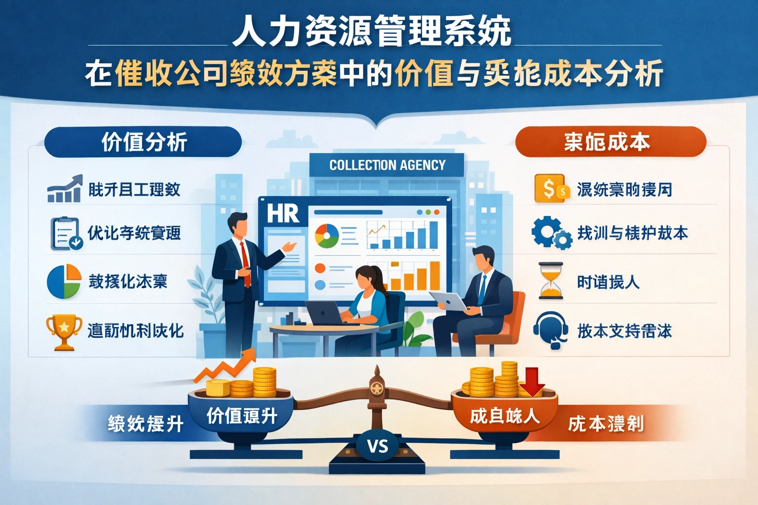 人力资源管理系统在催收公司绩效方案中的价值与实施成本分析