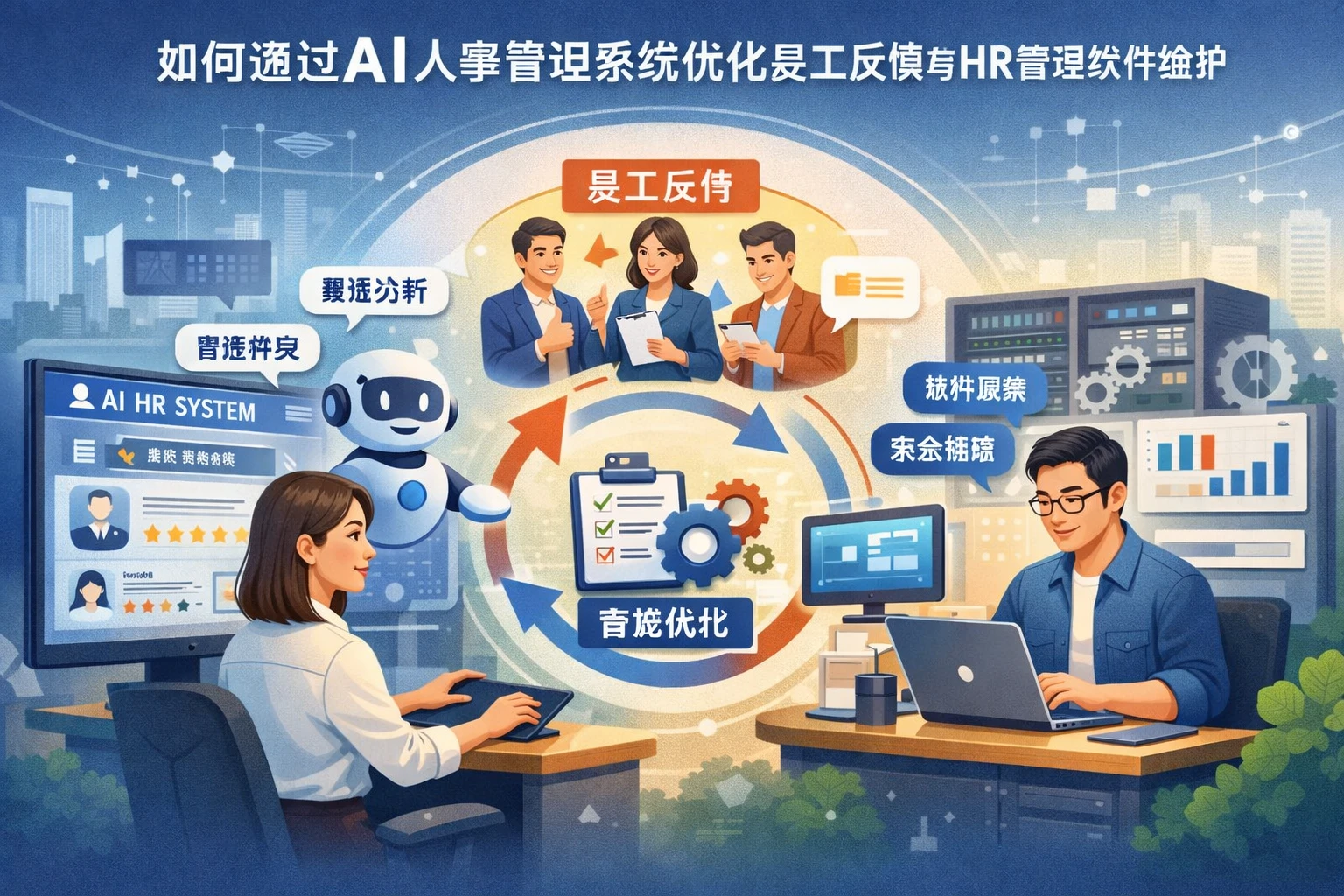 如何通过AI人事管理系统优化员工反馈与HR管理软件维护