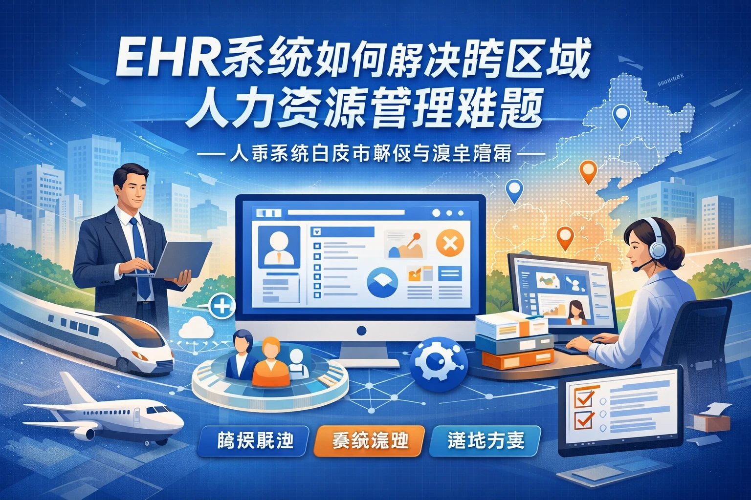 EHR系统如何解决跨区域人力资源管理难题——人事系统白皮书解读与选型指南
