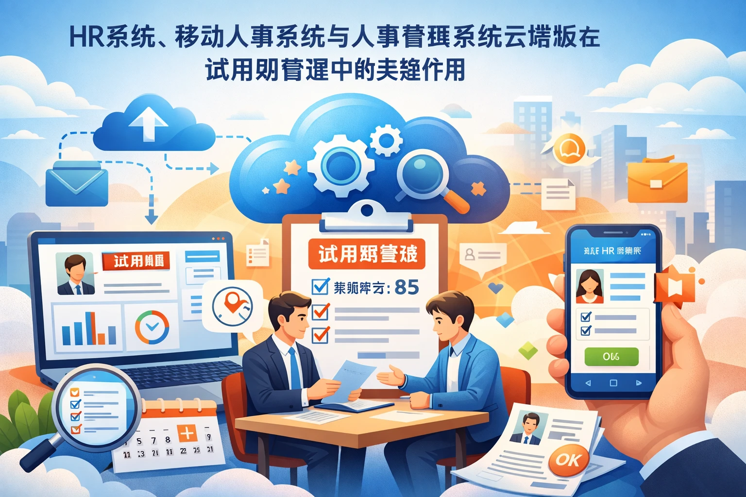 HR系统、移动人事系统与人事管理系统云端版在试用期管理中的关键作用