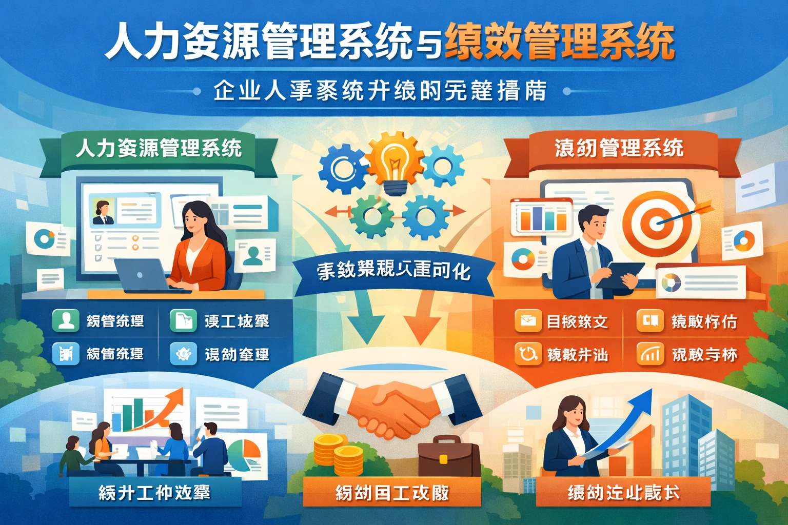 人力资源管理系统与绩效管理系统：企业人事系统升级的完整指南