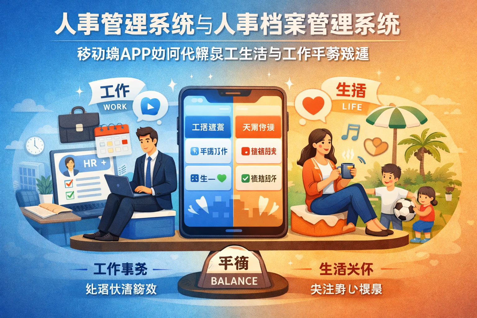 人事管理系统与人事档案管理系统：移动端APP如何化解员工生活与工作平衡难题