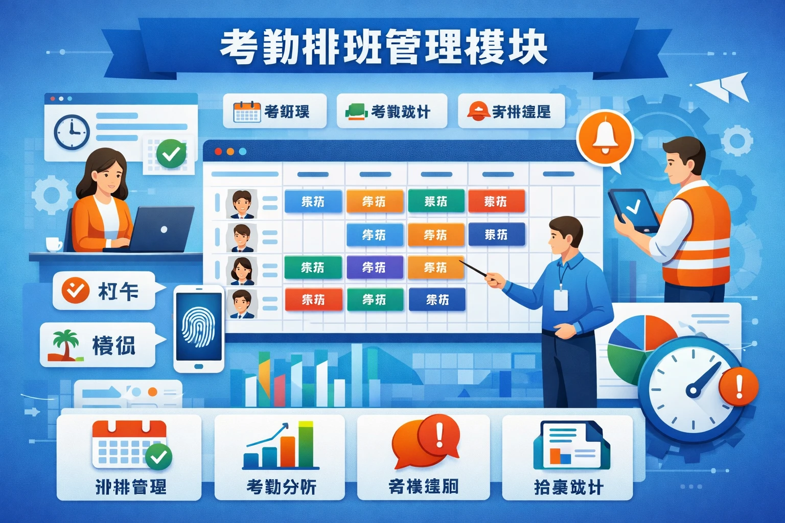 考勤排班管理模块