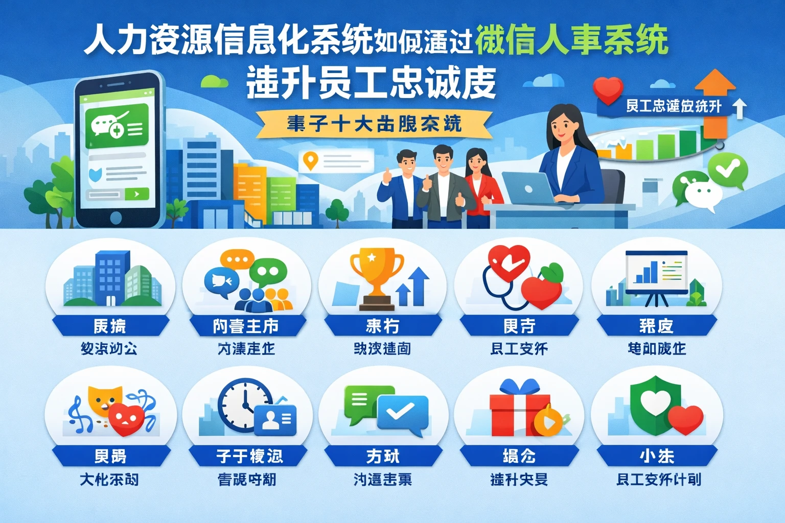 人力资源信息化系统如何通过微信人事系统提升员工忠诚度：基于十大品牌实践