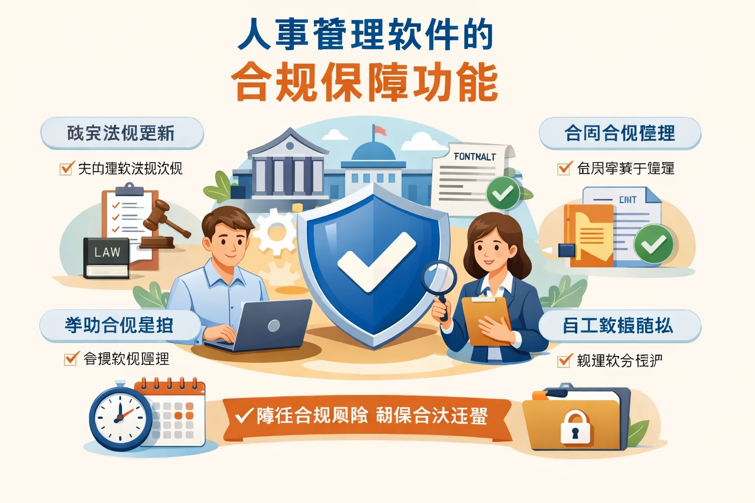 人事管理软件的合规保障功能