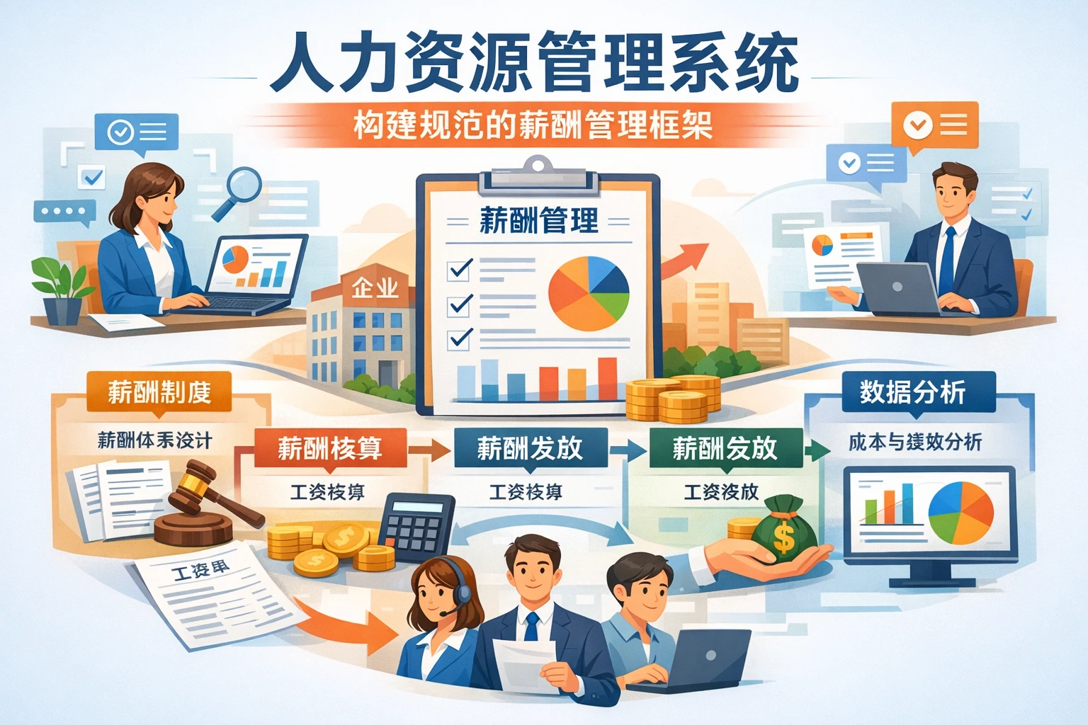 人力资源管理系统：构建规范的薪酬管理框架