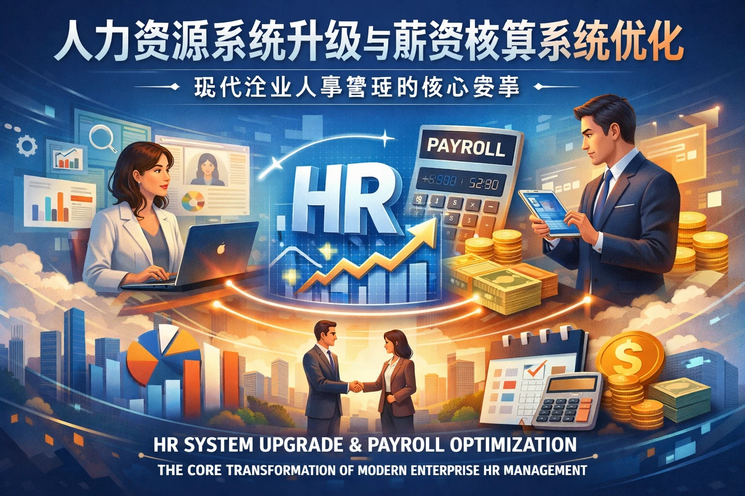 人力资源系统升级与薪资核算系统优化：现代企业人事管理的核心变革