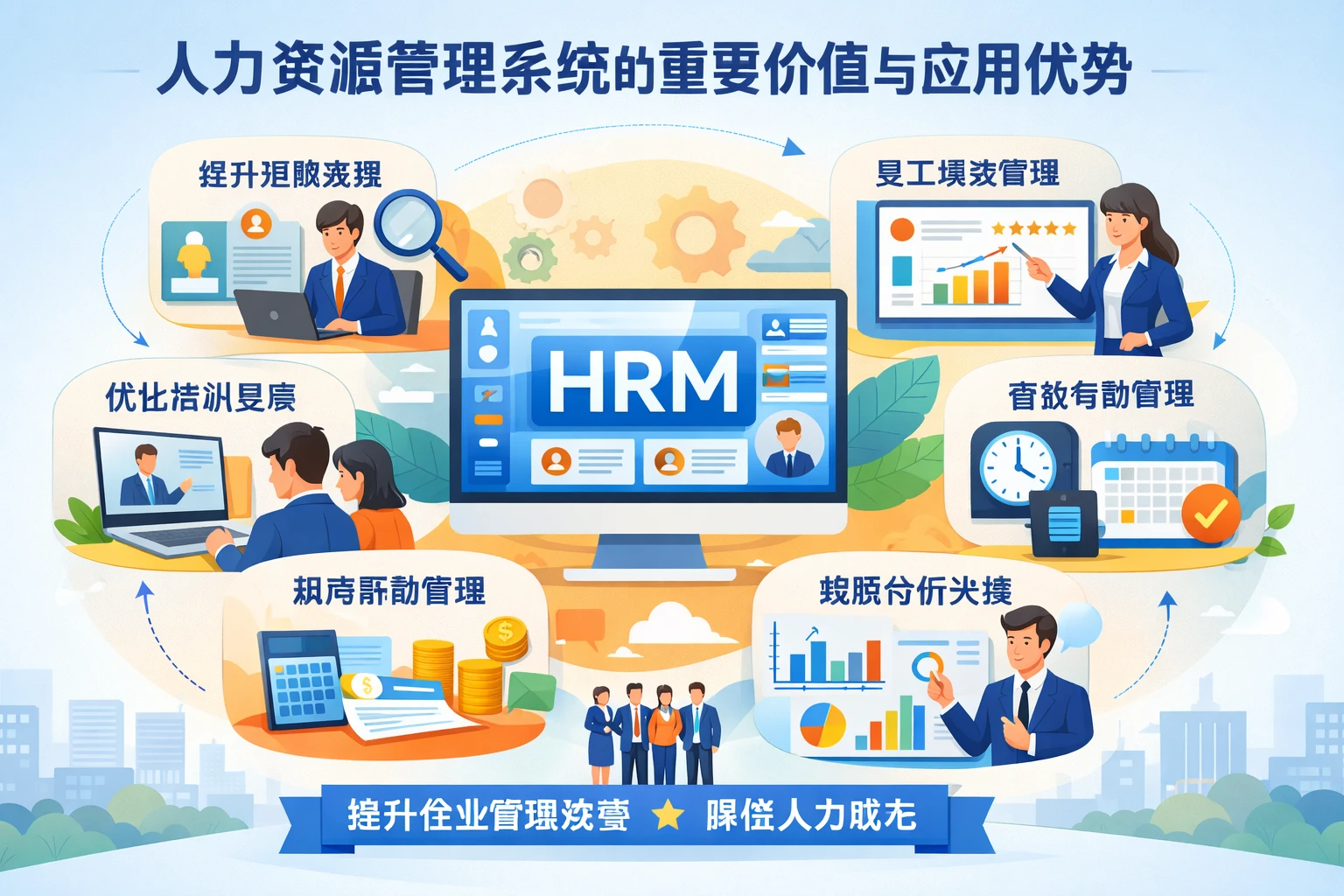 全模块人事系统的解决方案