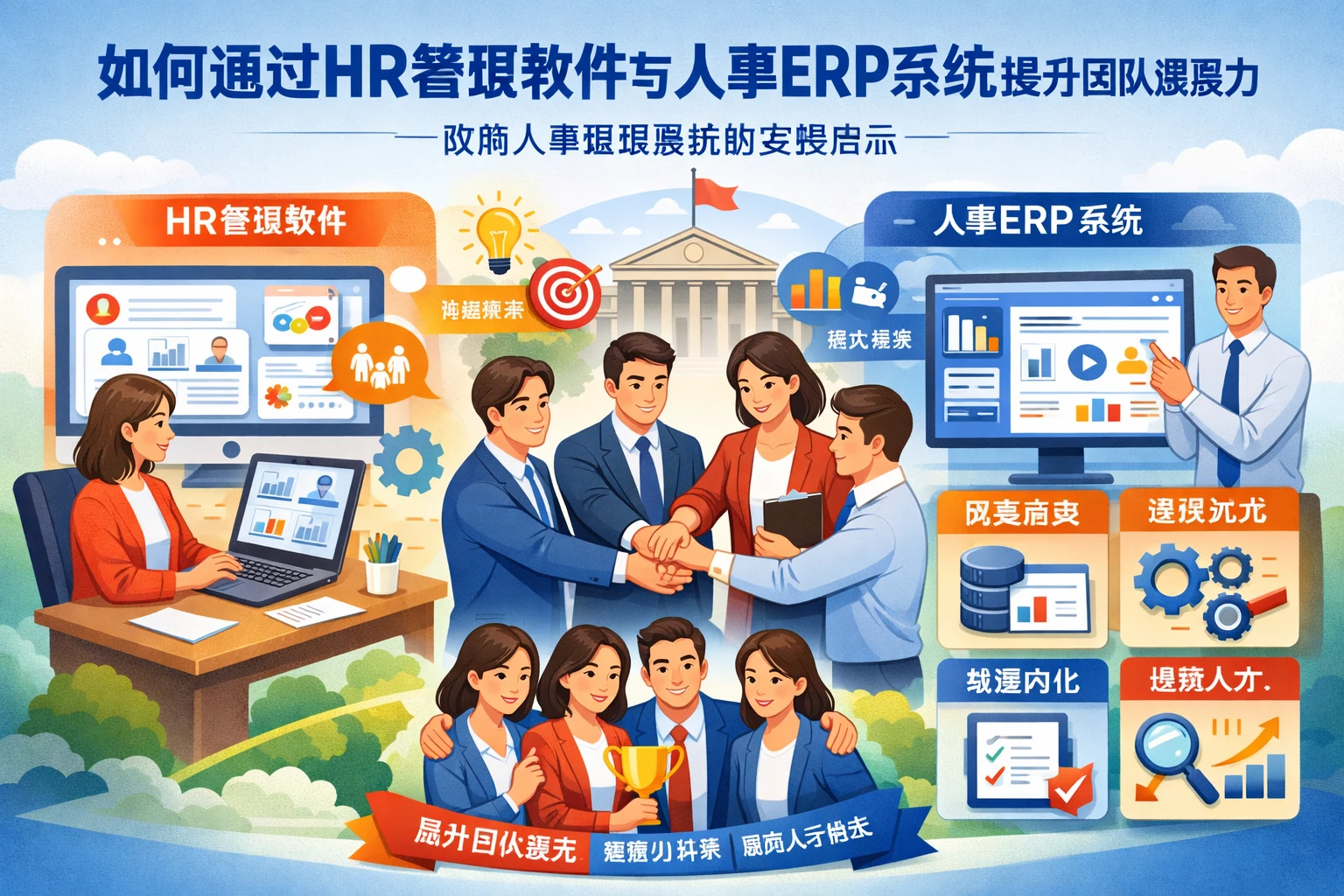 如何通过HR管理软件与人事ERP系统提升团队凝聚力——政府人事管理系统的实践启示