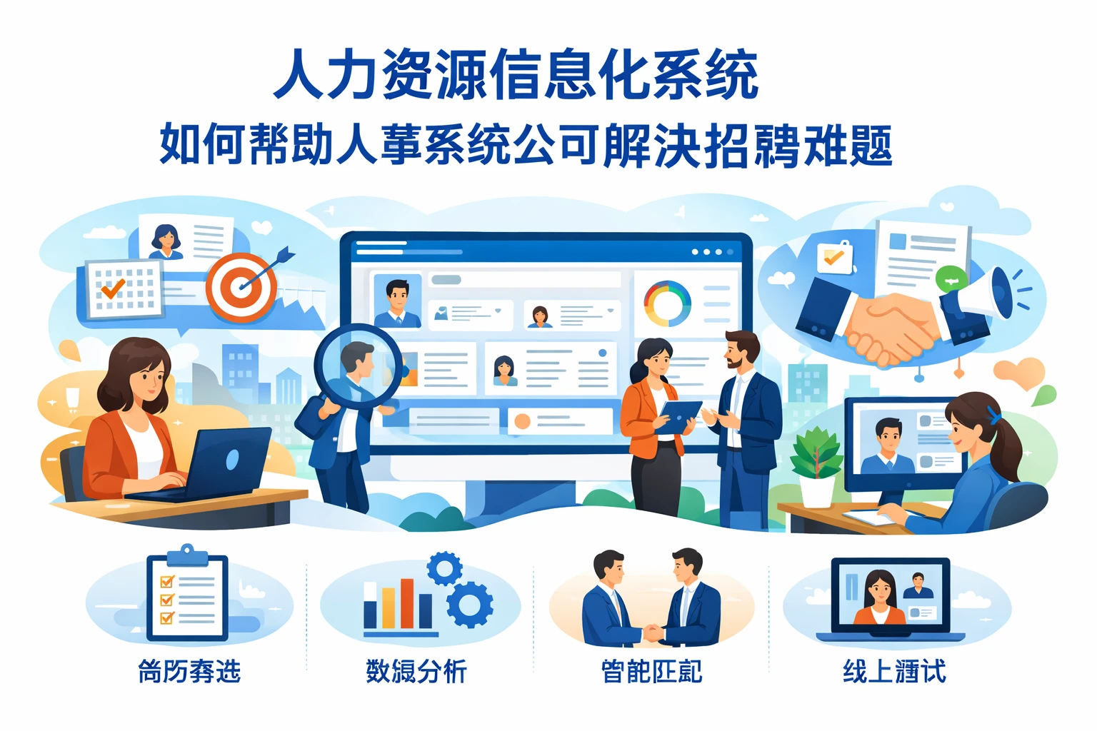 人力资源信息化系统如何帮助人事系统公司解决招聘难题
