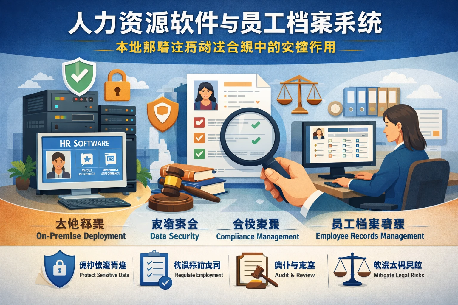 人力资源软件与员工档案系统：本地部署在劳动法合规中的关键作用
