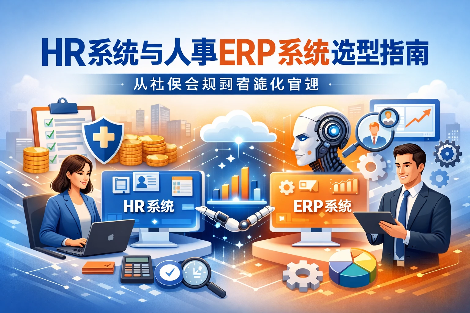 HR系统与人事ERP系统选型指南：从社保合规到智能化管理