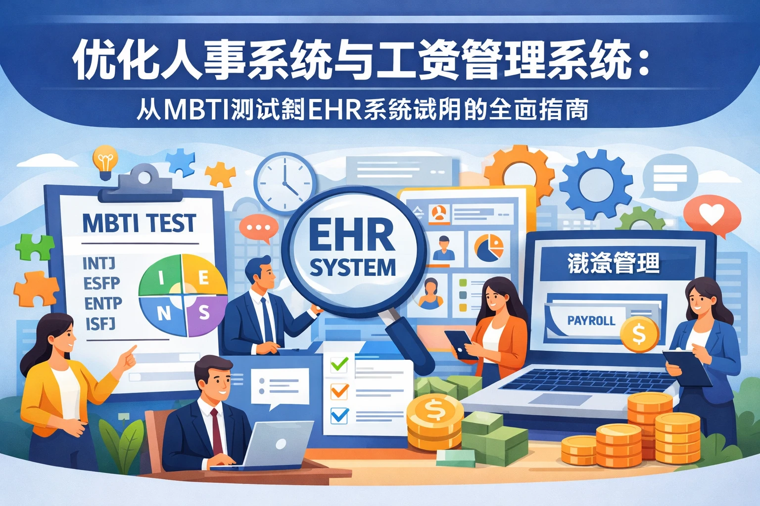 优化人事系统与工资管理系统：从MBTI测试到EHR系统试用的全面指南