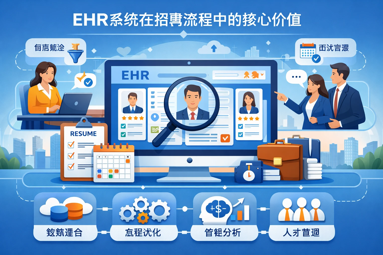 EHR系统在招聘流程中的核心价值