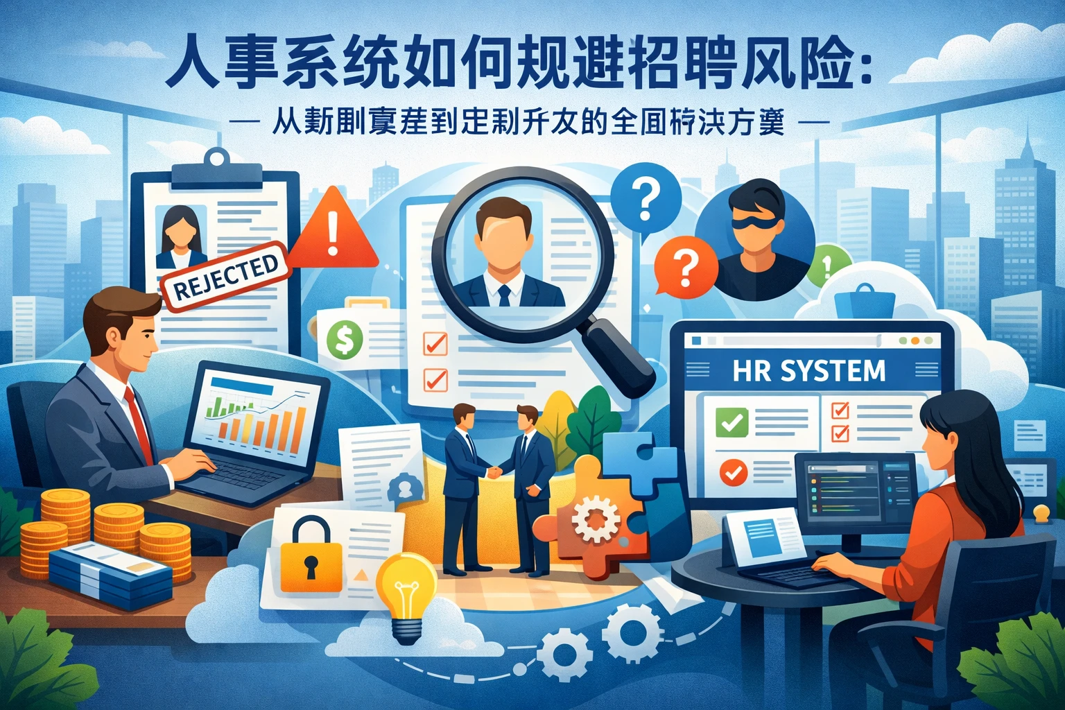 人事系统如何规避招聘风险：从薪酬管理到定制开发的全面解决方案