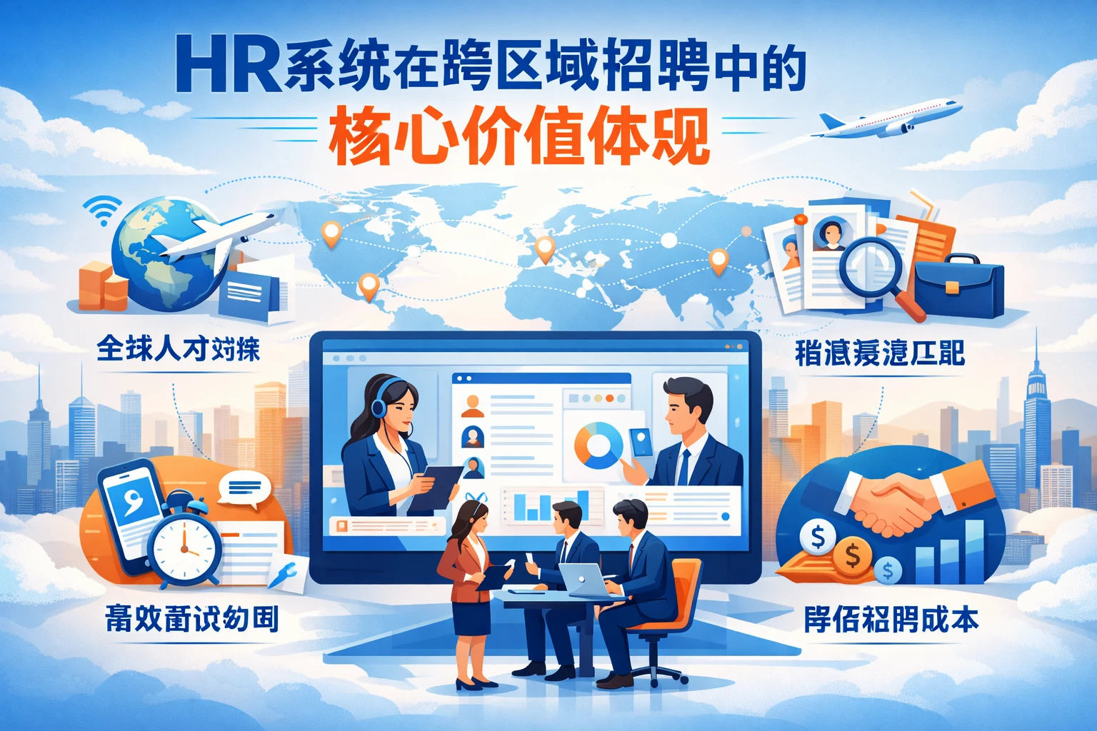 HR系统在跨区域招聘中的核心价值体现