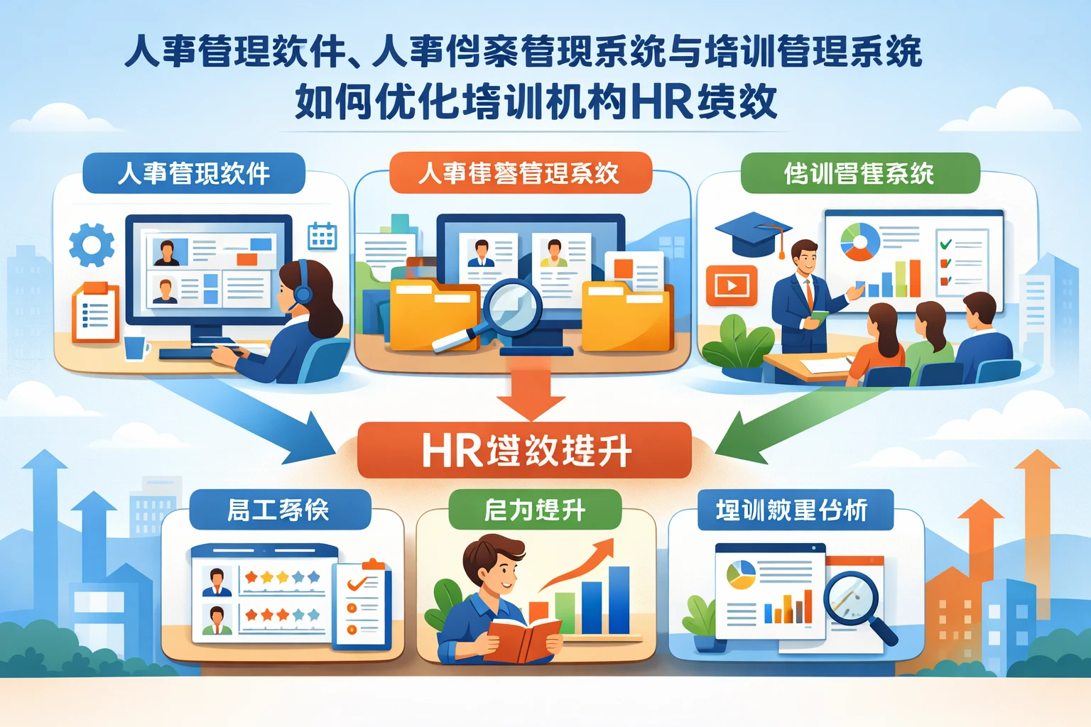 人事管理软件、人事档案管理系统与培训管理系统如何优化培训机构HR绩效