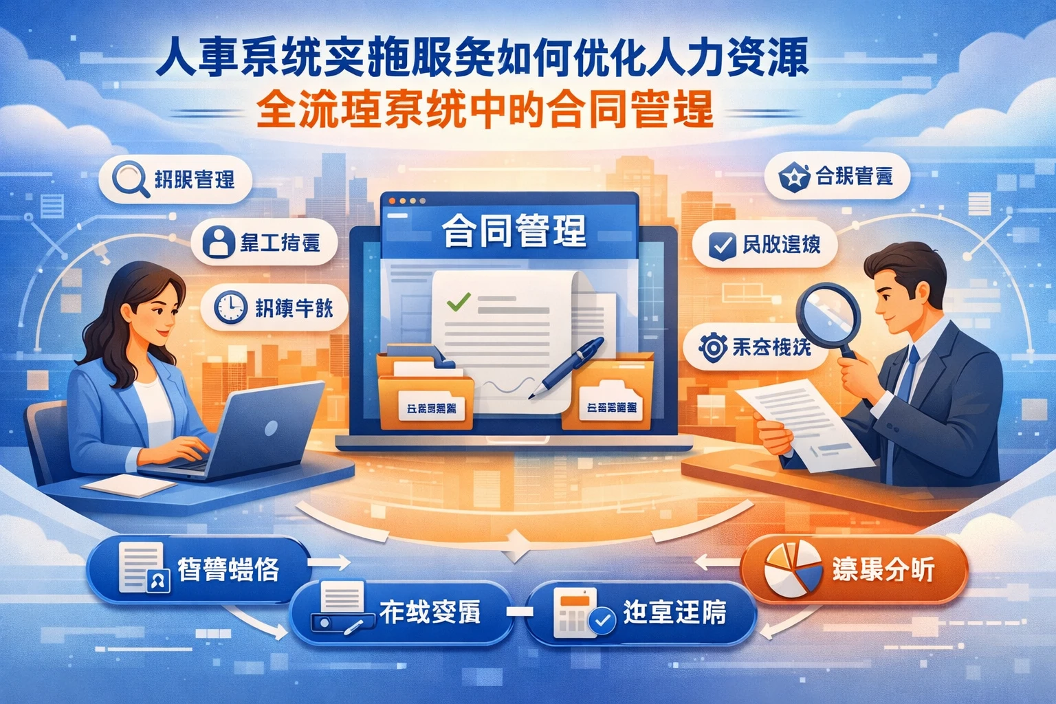 人事系统实施服务如何优化人力资源全流程系统中的合同管理