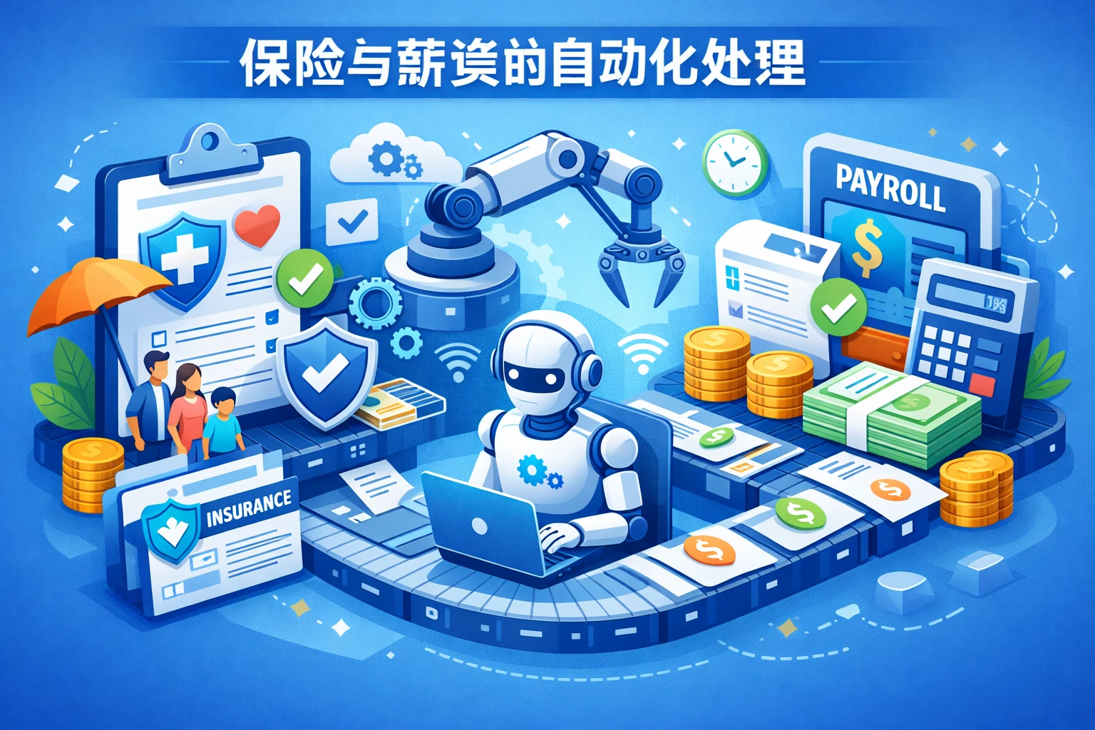 保险与薪资的自动化处理