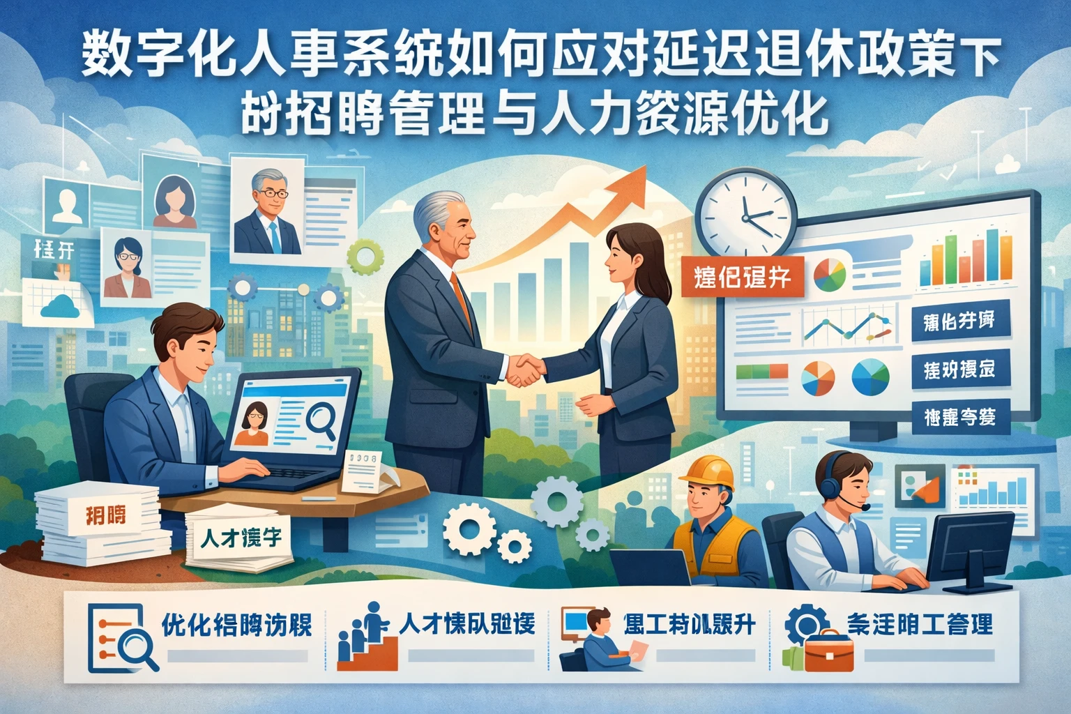 数字化人事系统如何应对延迟退休政策下的招聘管理与人力资源优化