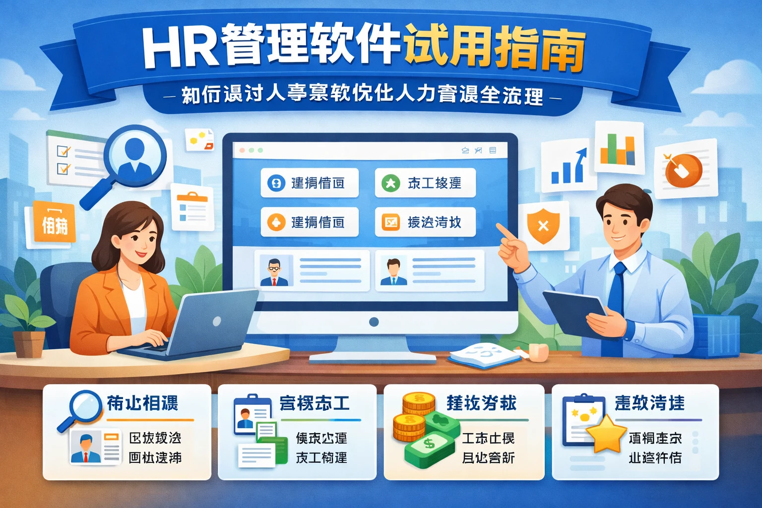 HR管理软件试用指南：如何通过人事系统优化人力资源全流程