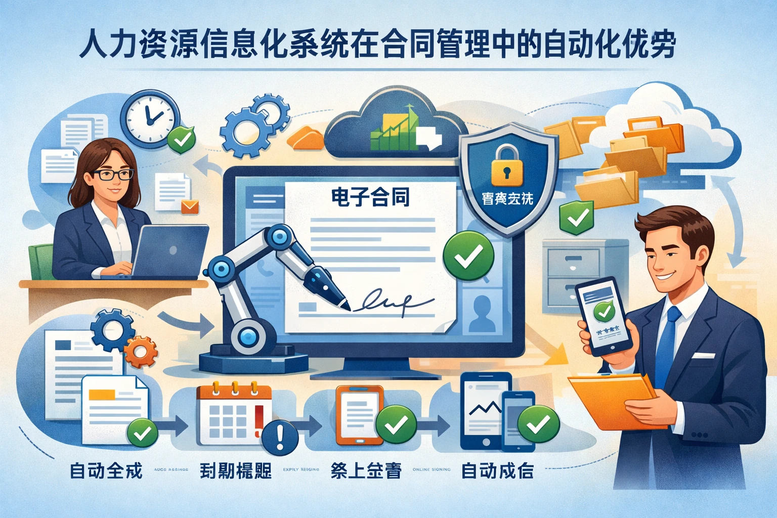 人力资源信息化系统在合同管理中的自动化优势