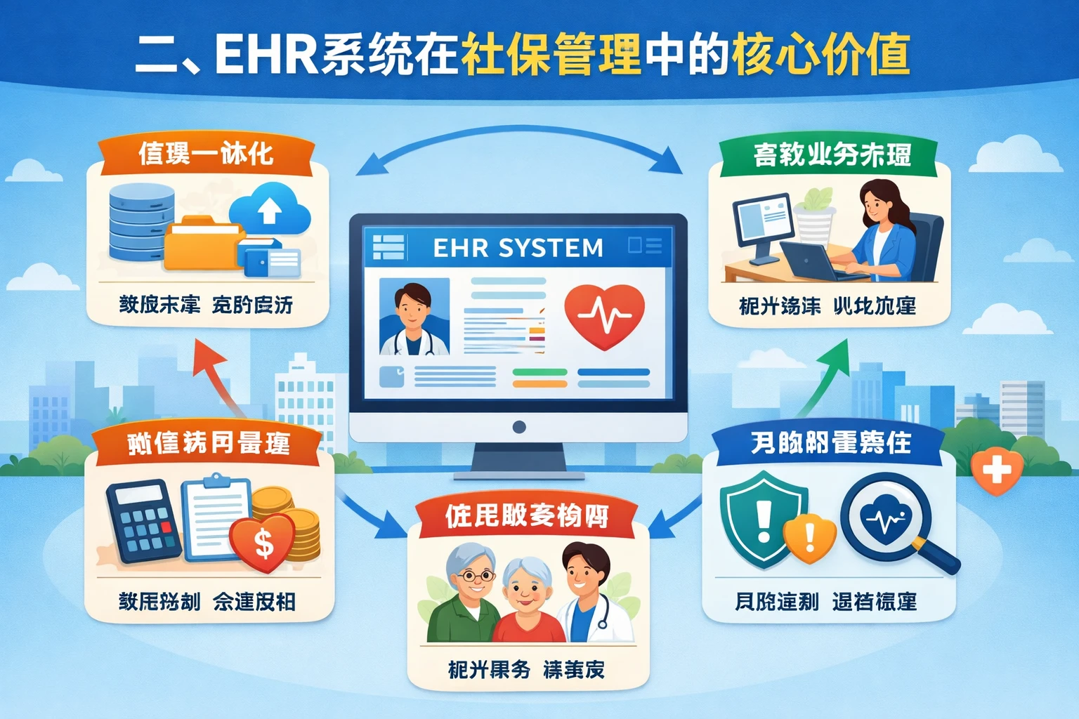 二、EHR系统在社保管理中的核心价值