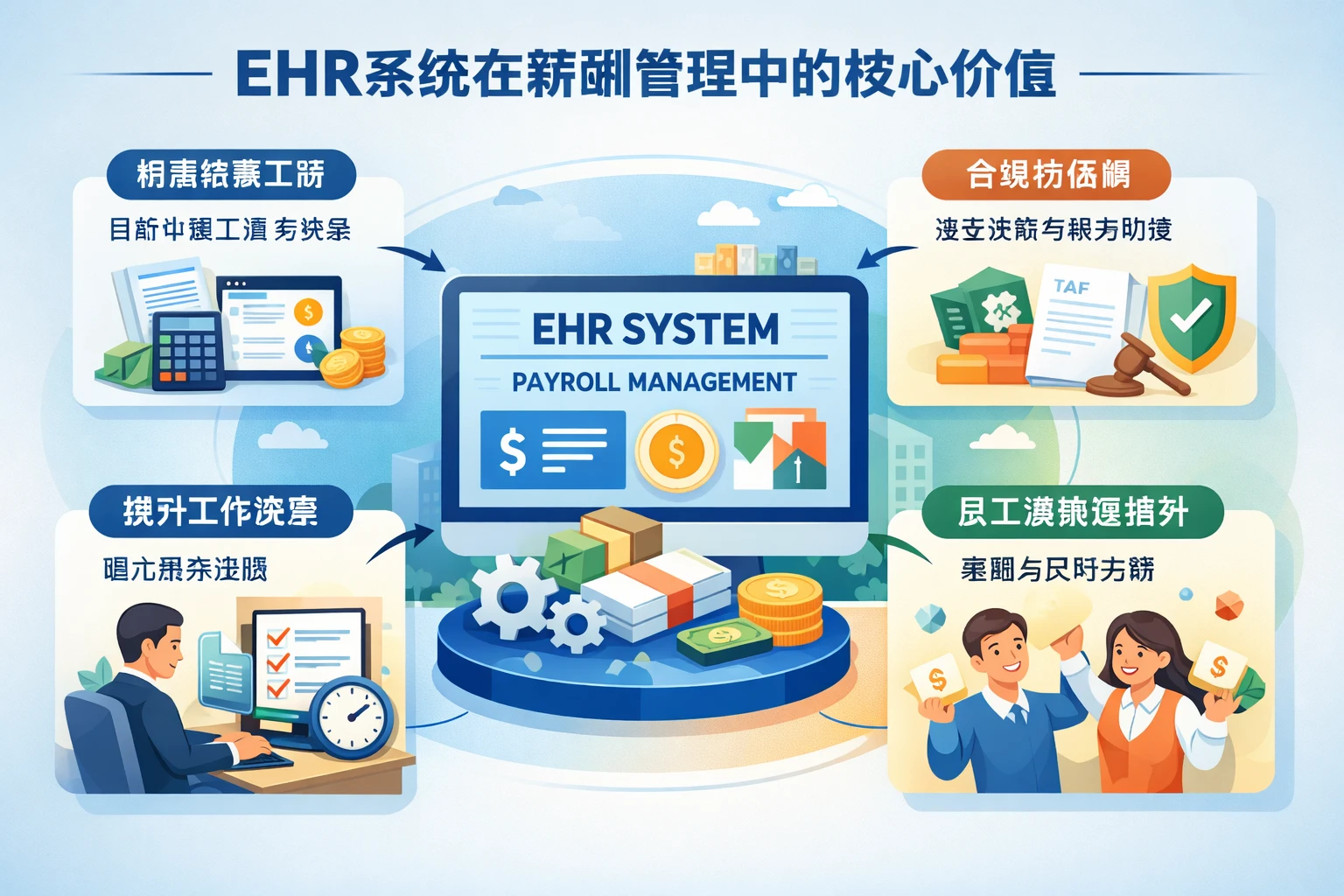 EHR系统在薪酬管理中的核心价值
