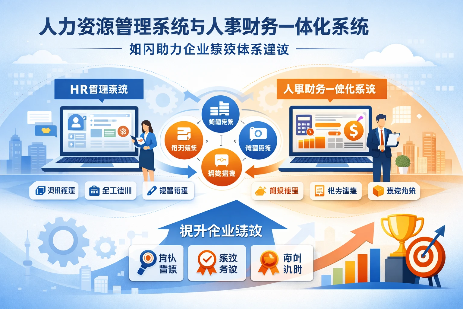 人力资源管理系统与人事财务一体化系统如何助力企业绩效体系建设