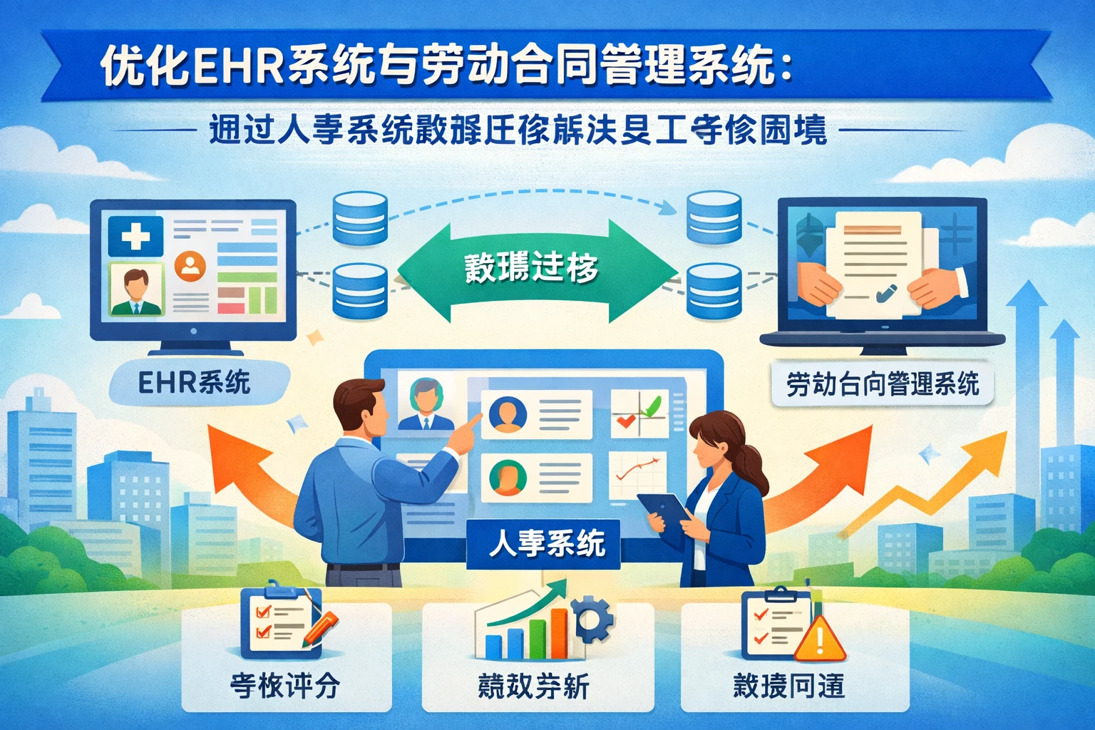 优化EHR系统与劳动合同管理系统：通过人事系统数据迁移解决员工考核困境