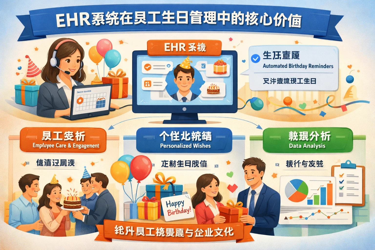 ehr系统在员工生日管理中的核心价值