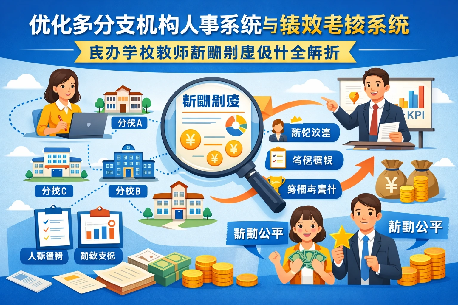 优化多分支机构人事系统与绩效考核系统：民办学校教师薪酬制度设计全解析