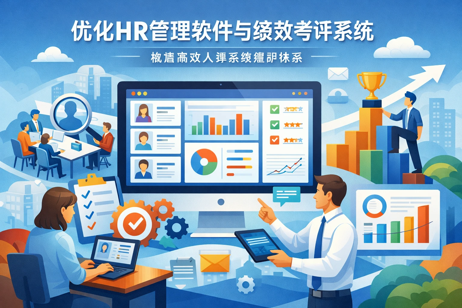优化HR管理软件与绩效考评系统：构建高效人事系统维护体系