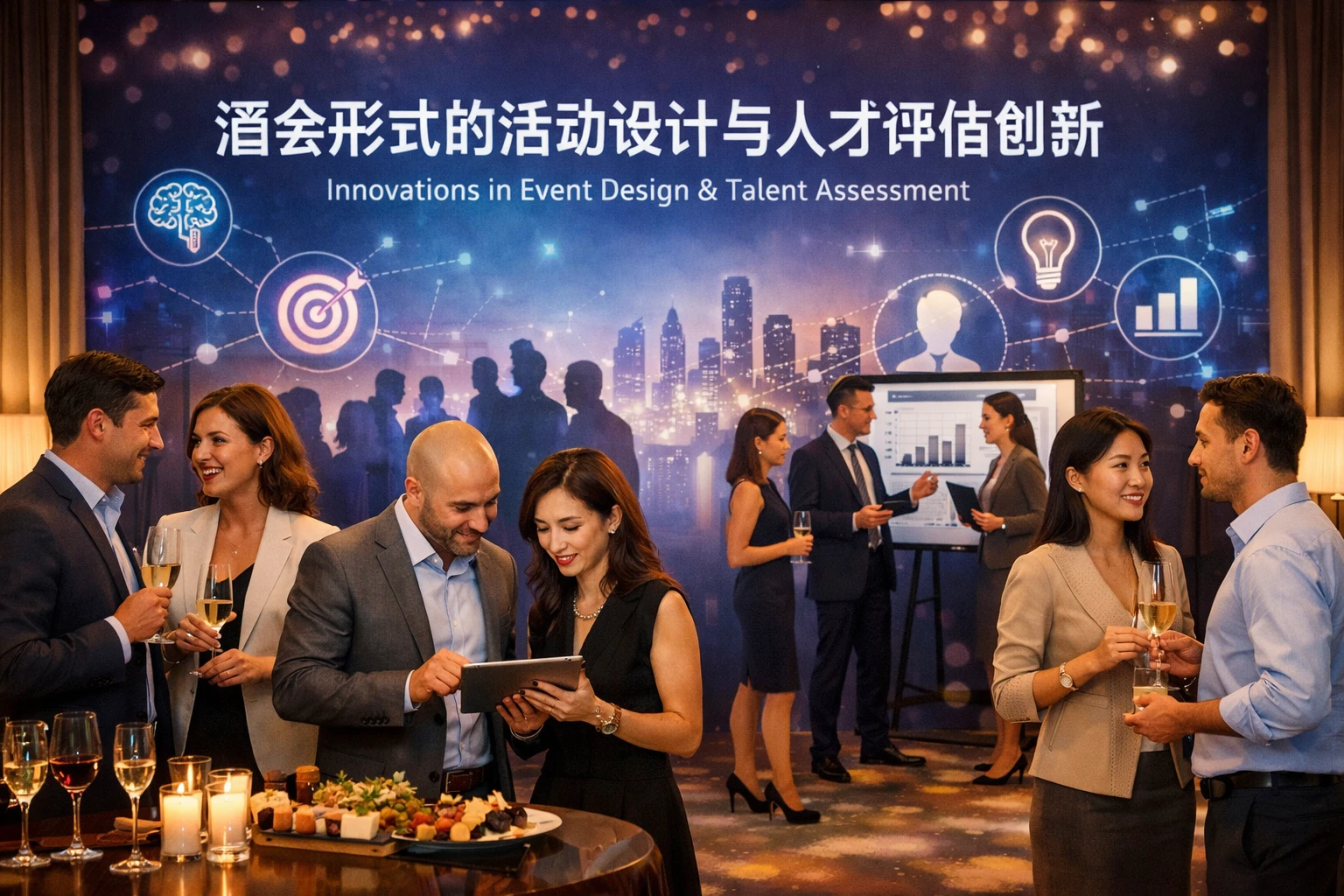 酒会形式的活动设计与人才评估创新