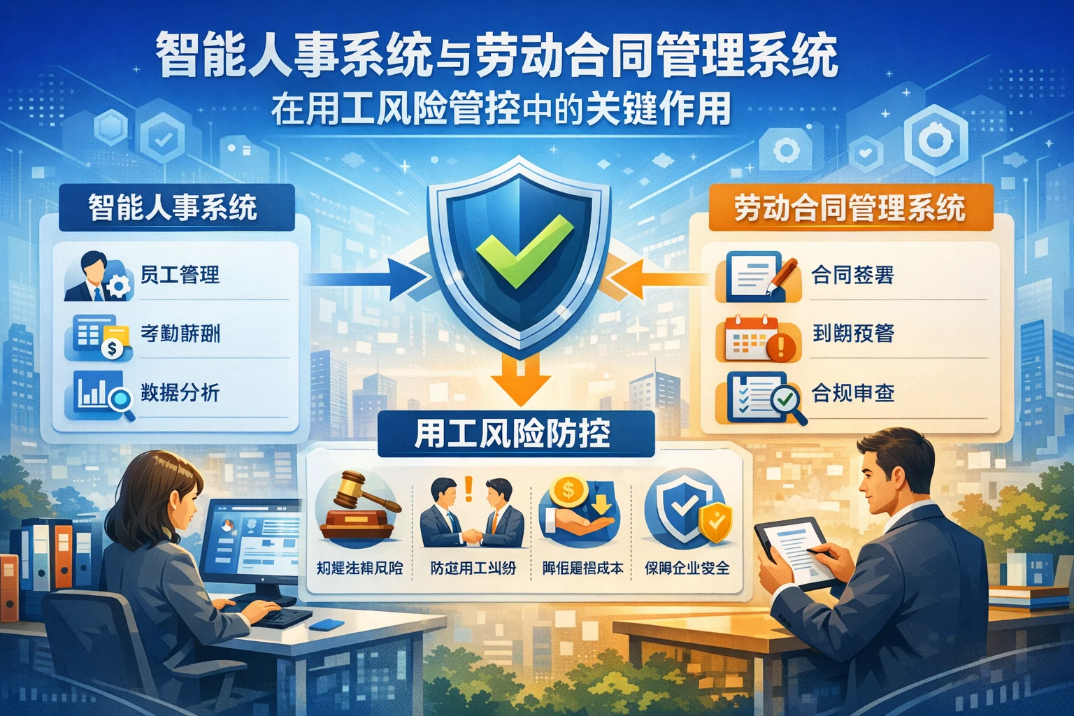 智能人事系统与劳动合同管理系统在用工风险管控中的关键作用