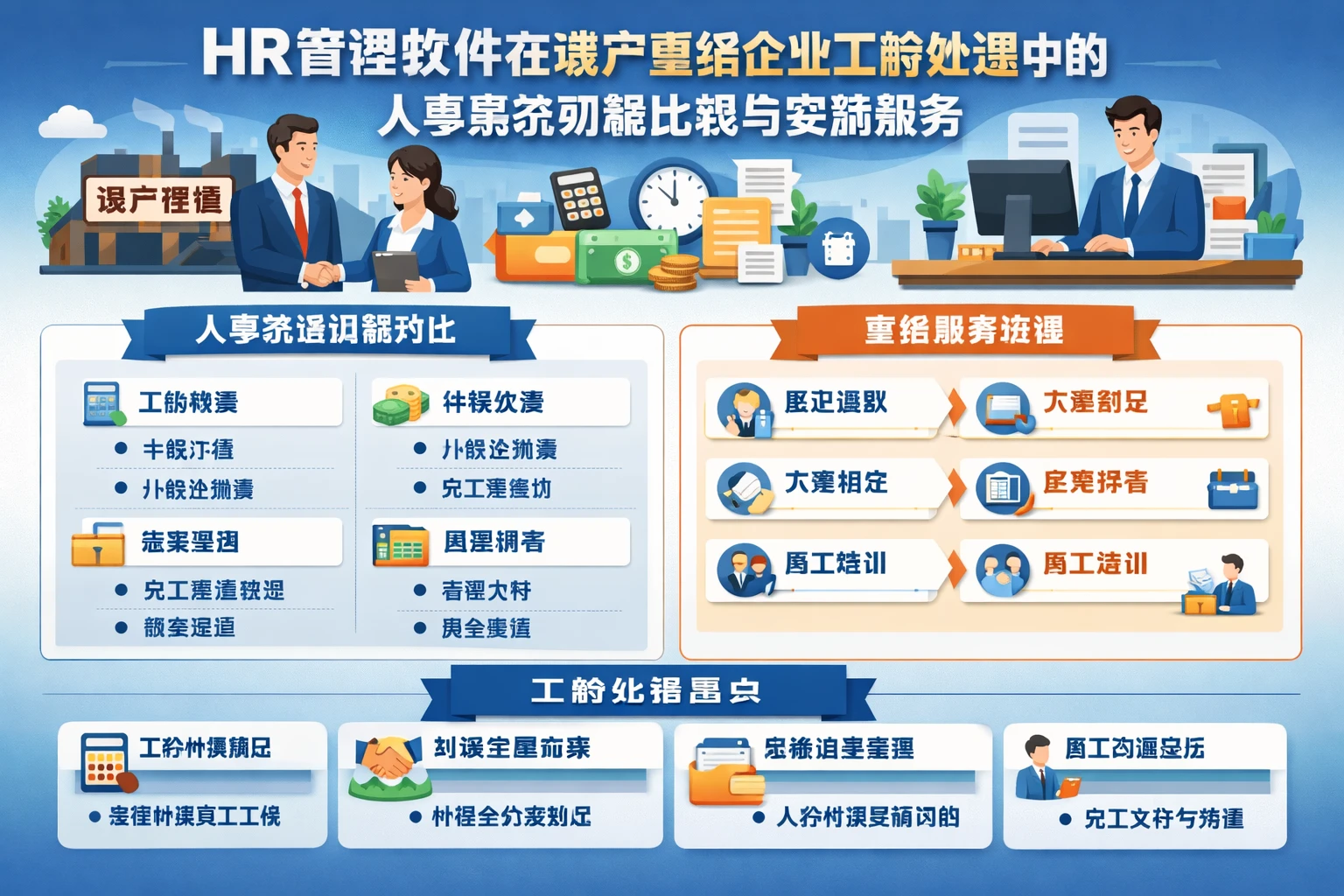 HR管理软件在破产重组企业工龄处理中的人事系统功能比较与实施服务