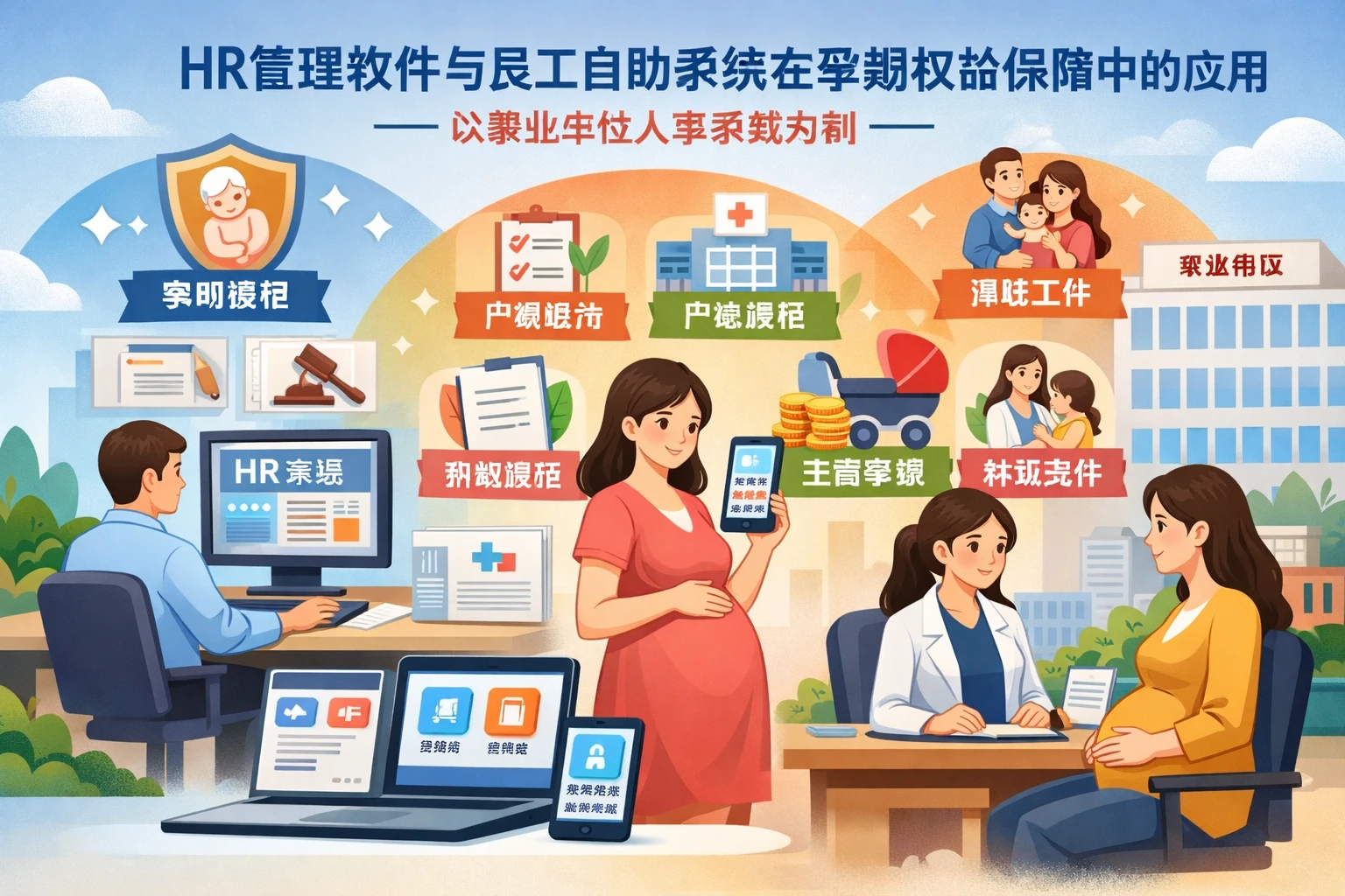 HR管理软件与员工自助系统在孕期权益保障中的应用——以事业单位人事系统为例