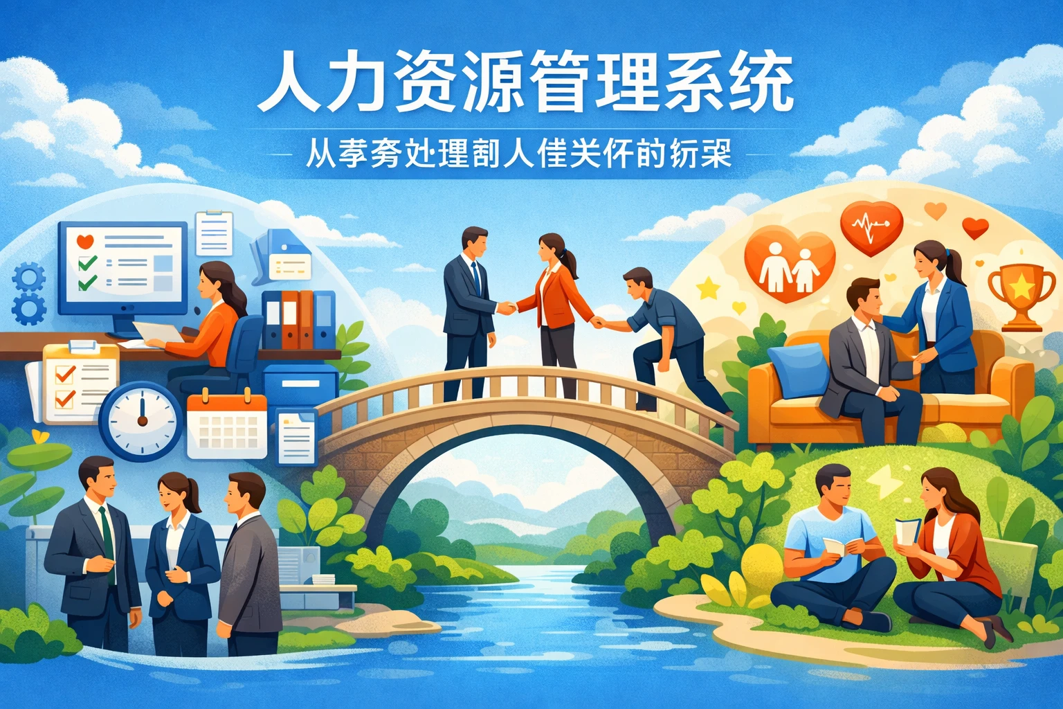 人力资源管理系统：从事务处理到人性关怀的桥梁
