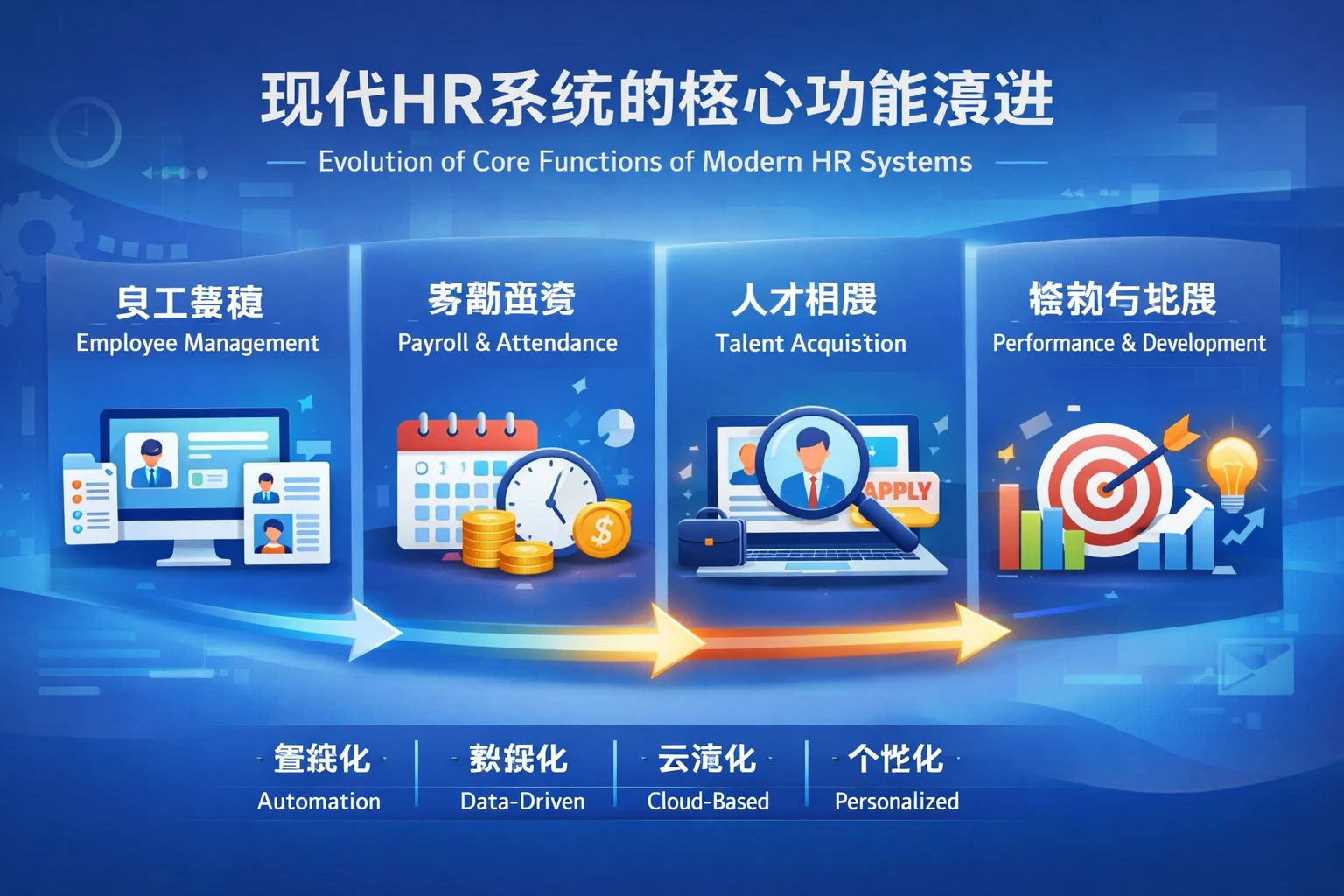 现代HR系统的核心功能演进
