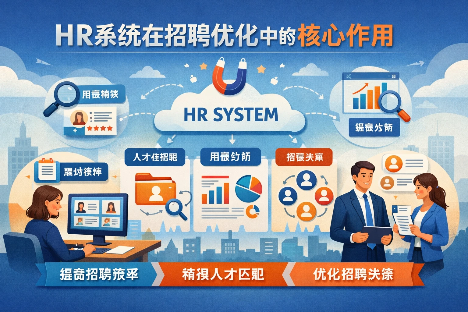 HR系统在招聘优化中的核心作用