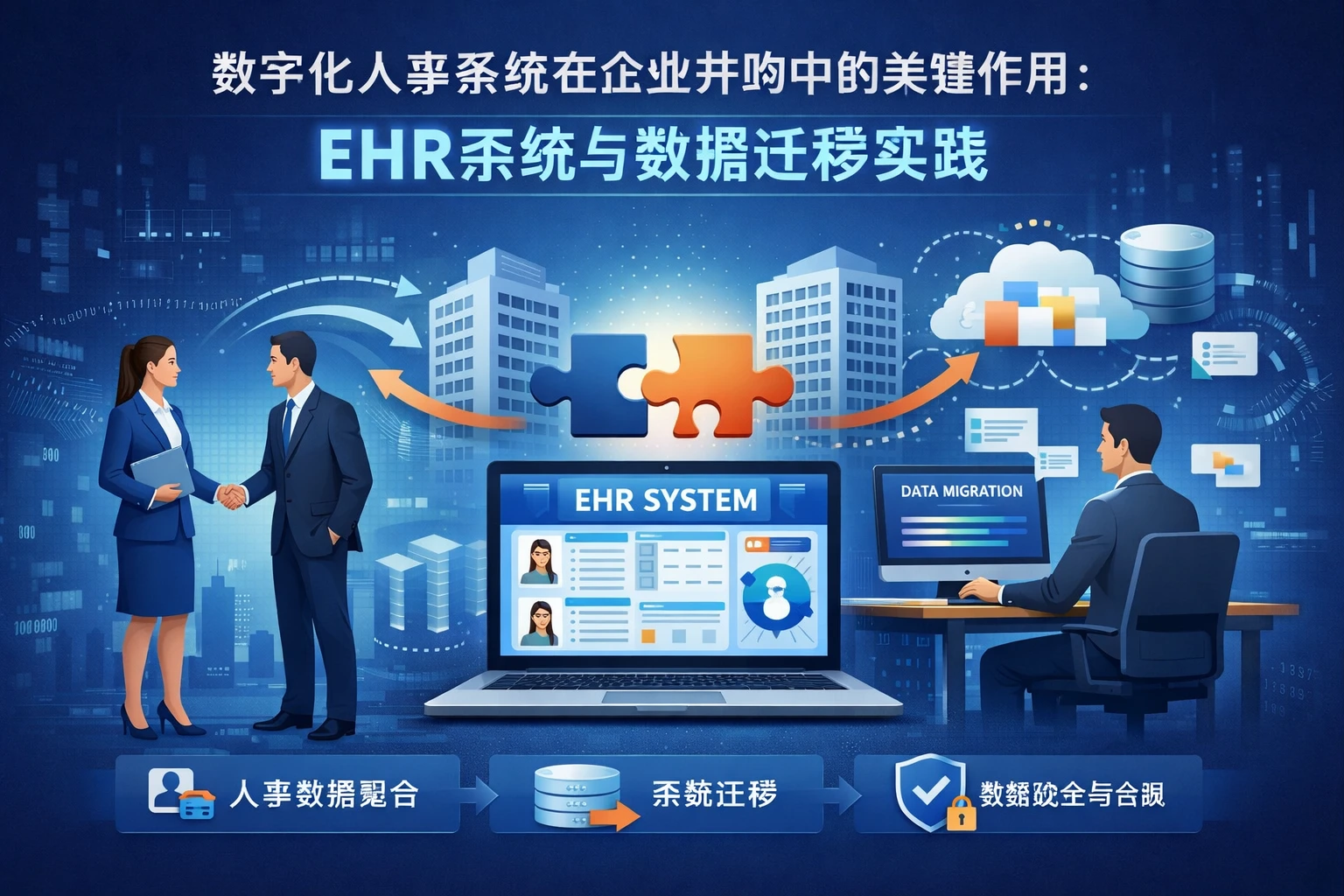 数字化人事系统在企业并购中的关键作用：EHR系统与数据迁移实践